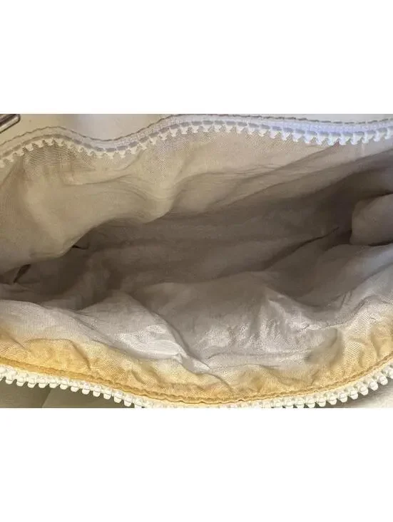 Authentic Vintage Céline White Leather Tote Bag - Picture 8 of 9